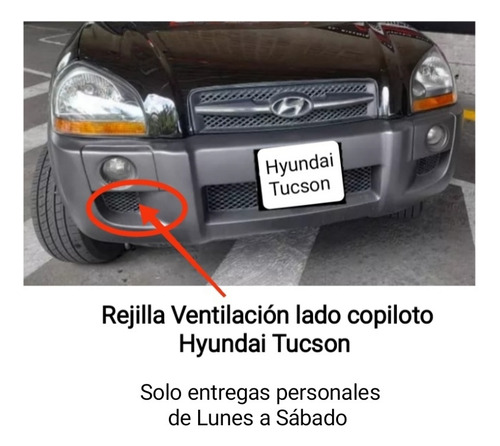 Rejilla Parachoque Delant  Hyundai Tucson 86566-2e000