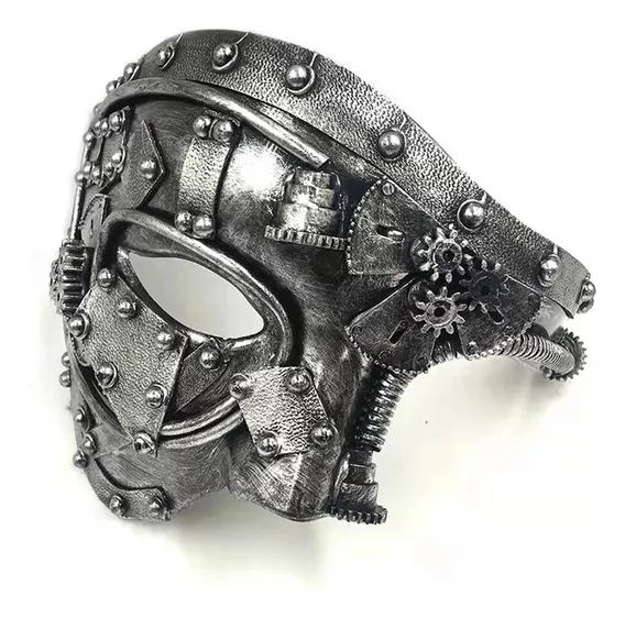 Máscara De Cosplay Phantom Masquerade De Mechanical Gear Hal