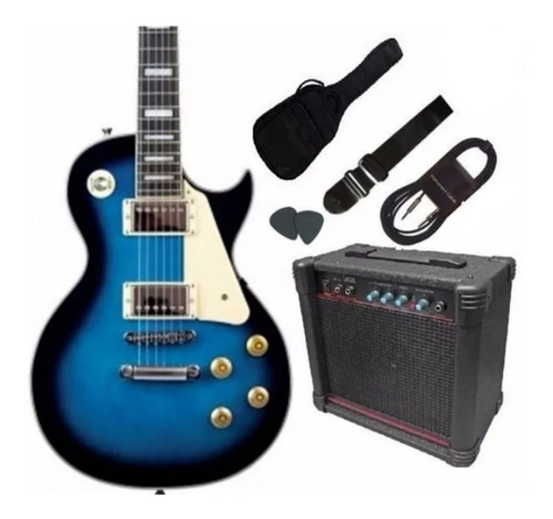 Gran Pack Guitarra Electrica Lespaul Amplificador Accesorios
