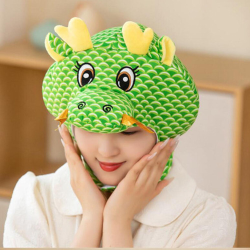 Cómodo Sombrero De Dragón De Felpa Cosplay Novedad Gorro