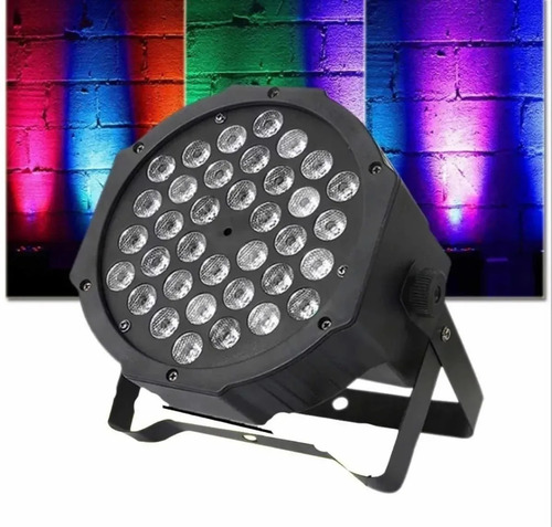Foco Luces Proyector 36 Led Rgb Dmx Audio Ritmico Disco