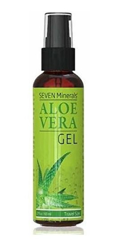 Gel De Aloe Vera Organico Tamaño De Viaje Con Aloe 100% Pur