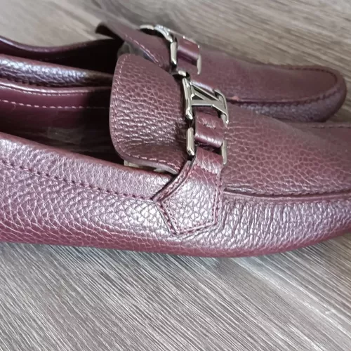 Mocassim Louis Vuitton Masculino Vinho Original Impecável