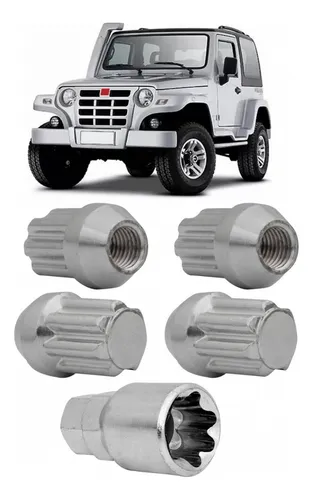 comprar Kit Jogo Porca Antifurto Trava Roda Troller T4 2001 A 2021