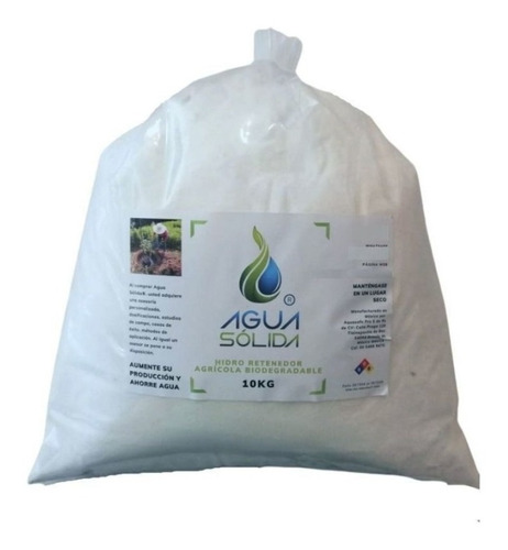 Agua Sólida Hidrogel Agrícola Envío Gratis - 10 Kg