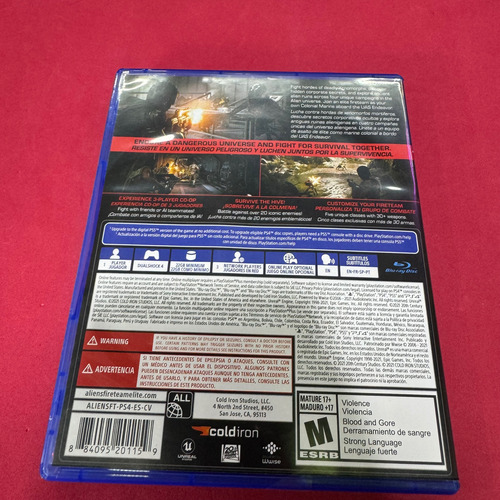Aliens Fireteam Elite Play Station4 Ps4 Original (Usado)