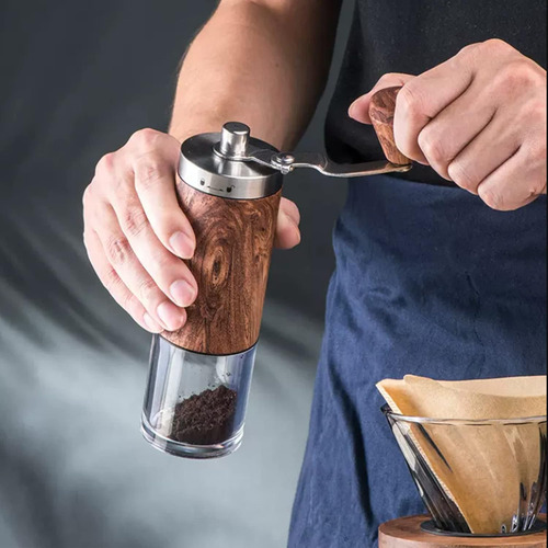 Molinillo De Café Manual Con Ajuste De Tamaño De Molienda De