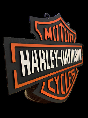 Letrero Harley Moto Para Negocio  Casa Pintado Y Decorado 