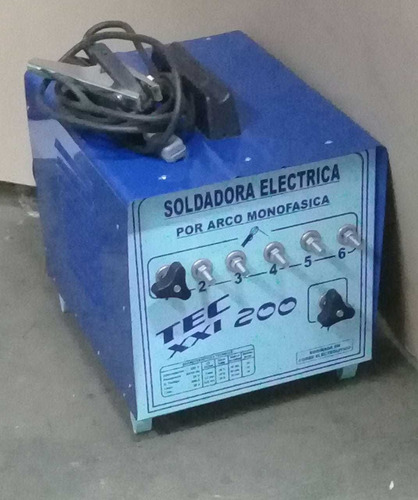 Soldadora Eléctrica 200 Amp Monofasica Bob.cobre Ind.arg.