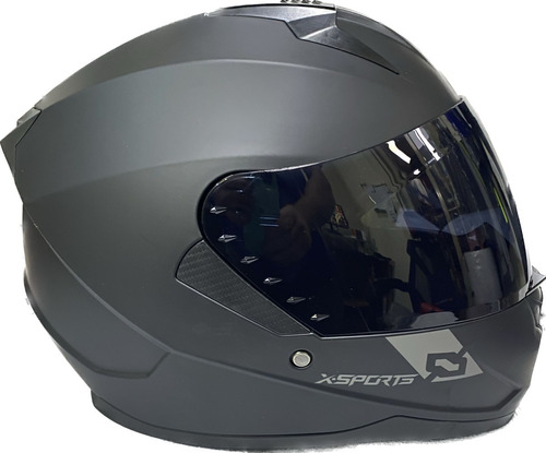 Casco Repuesto Visor Mica X-sports M67 Oscuro Negro