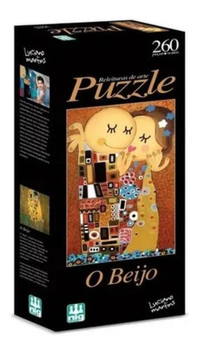 Kit 3 Quebra-cabeças Releituras De Arte 260 Peças Cada - Nig