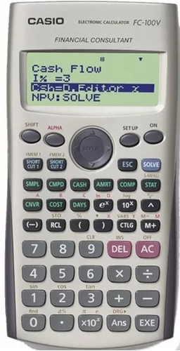 Calculadora Financiera Casio Fc-100v  Ofertón !!! Tenela Yá.