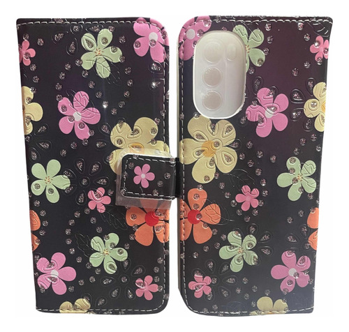 Flip Cover Diseño Para Motorola Moto G82+micavidrio Complet