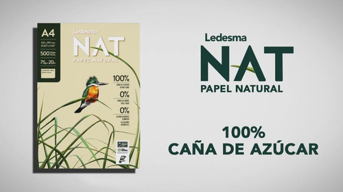 Resma Ecologic A4 Nat 75g Cajax5 Distr Oficial Ledesma Autor