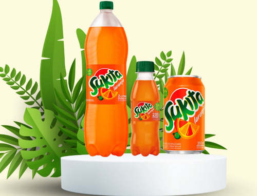 Refrigerante Sukita Laranja Caçulinha 200ml Kit C/ 12 Unid