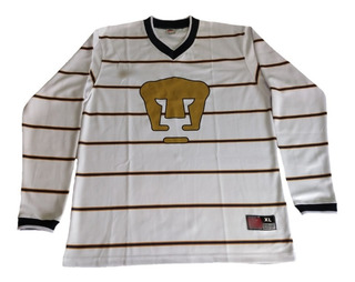jersey pumas retro manga larga