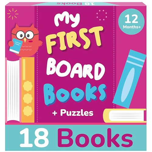 My Board Books  Picture Book Set With Toddler Learning ...