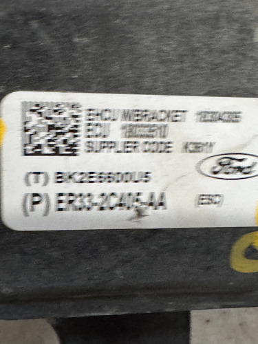 Módulo Abs Ford Mustang 13-14 Er33-2c405-aa Ml1486 (Usado)