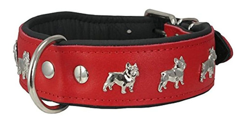 Perros Mi Amor Cuero Real Cuero Suave Acolchado Collar De Pe