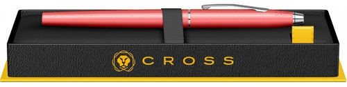 Lapicera Pluma Cross Century Rosa Coral En Estuche