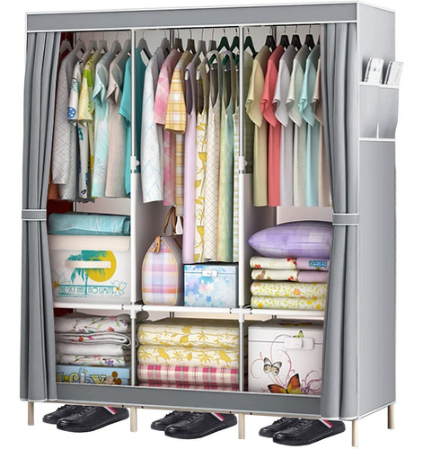 Armario Closet Organizador Ropa Ropero Zapatero Rack Armable