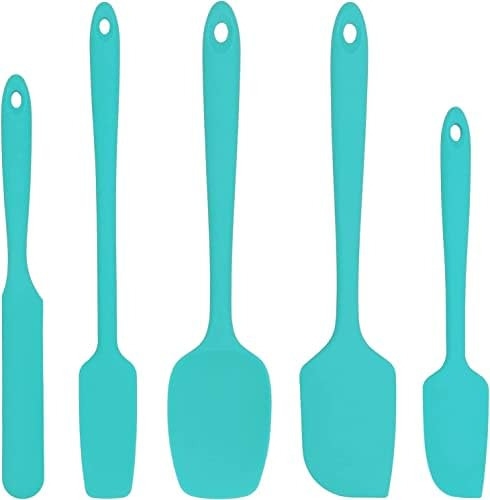 Juego De 5 Espátulas De Silicona, Espátula De Goma, Cuchara