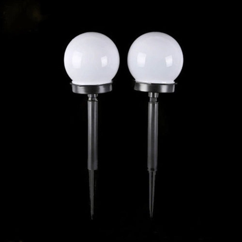 4pcs Bola Estilo Led Jardín Camino Solar Lámpara Del Punto