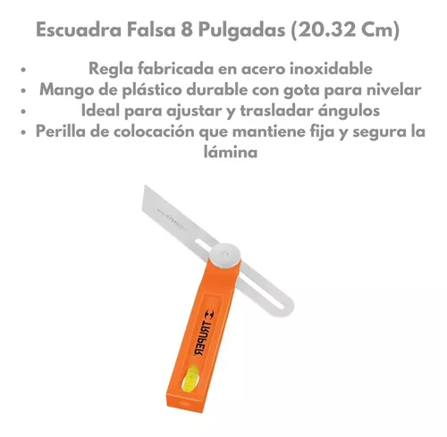 Kit Escuadra Rapida De Aluminio Para Carpintero Triangular