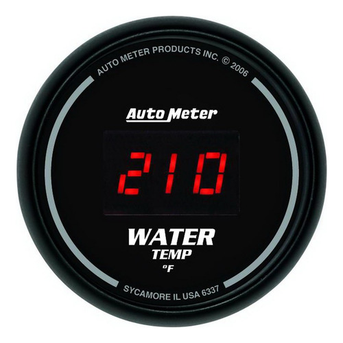 Auto Meter 6337 Sport Comp Digita 2-1/16  0-300 F Medidor Di