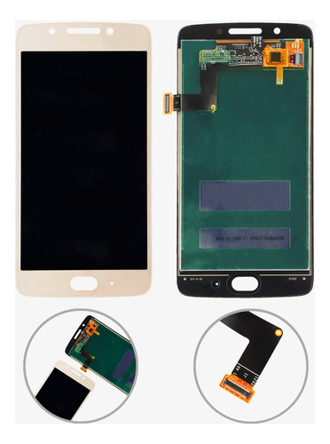 Pantalla Display Y Touch Para Motorola Moto G5 Xt1670 Dorado