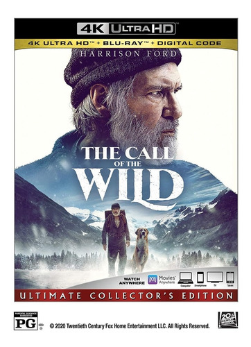 4k Ultra Hd + Blu-ray The Call Of The Wild / Llamado Salvaje