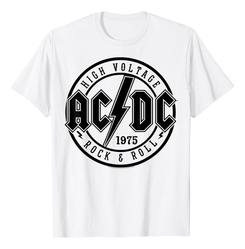 Playera Ac/dc High Voltage, Camiseta Leyenda Del Rock