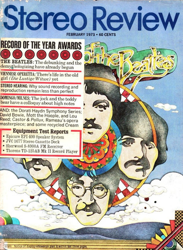 Revista Stereo Review - 10 Years Of The Beatles (1973)usa