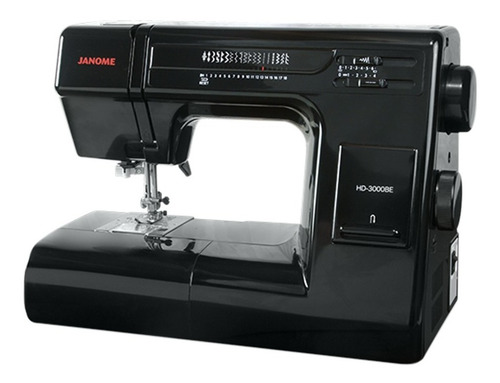 Máquina De Coser Doméstica Janome Hd3000be Color Negro