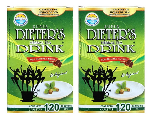 Imagen 1 de 5 de (2 Piezas) Dieters Drink (120 Caps) La Salud Es Primero
