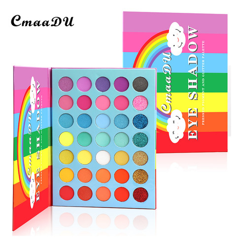 Juego De Paleta De Maquillaje En Crema De Sombras De Ojos Ma