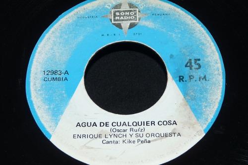 Jch- Enrique Lynch Agua De Cualquier Cosa Cumbia 45 Rpm