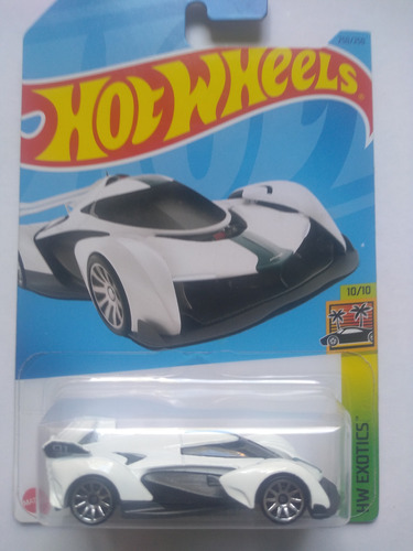 Carrito Mclaren Solus Gt De Hot Wheels Blanco Exotics