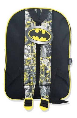 Imagen 3 de 4 de Mochila Batman Dc Gráfica Escolar Infantil Niños