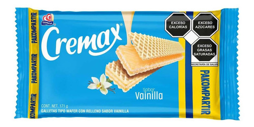 Galletas Gamesa Cremax Vainilla 171g