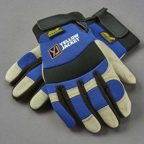 Yellow Jacket 61201 Premium Work Gloves, Size Large Yyn