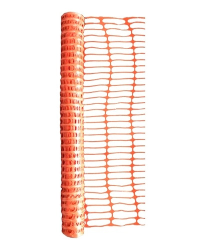 Malla Reticulada Vallado Naranja 65gr 1x45m X Rollo