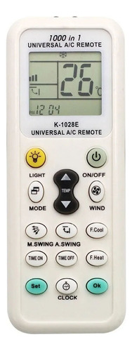 Control Remoto Universal Para Aire Acondicionado K-1028e
