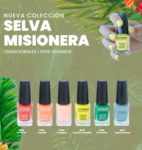 Imagen 2 de 2 de Esmaltes De Uñas Tradicional Sin Tacc Cuvage Pro Keratine C Color #008 Blanco perlado