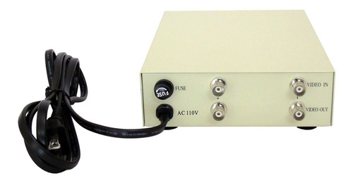 Imagen 2 de 3 de Amplificador J R Para 2 Canales Video Ganancia 12db Jr-sp222