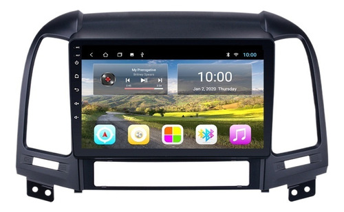 Autoestéreo 2+32g Carplay Cámara Para Hyundai Santafe 05-12