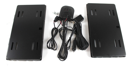 Juego De 2 Fundas Ocultas Para Marco De Matrícula Shutter Re