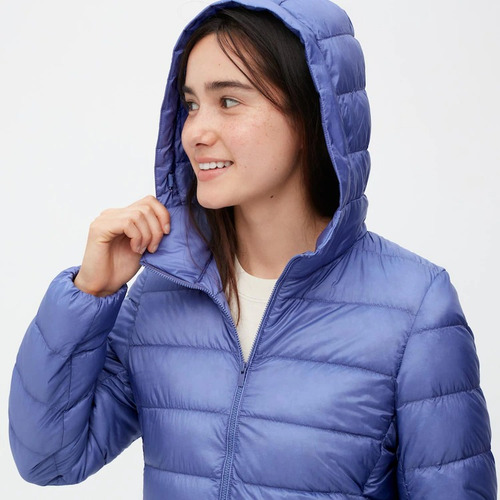 Campera Uniqlo Ultra Light Down Parka Mujer Negro Original