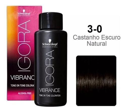 Coloração Schwarzkopf Professional Igora Vibrance 3-0 60ml