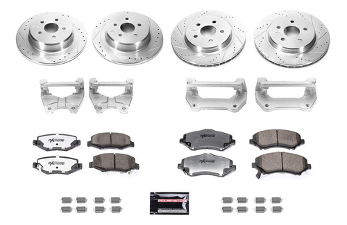 Bbk-jk-001 Kit De Conversión De Frenos Grandes Delanteros Y 